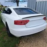 Trunk Spoiler for Audi A5 B8 Sportback (09-16), glossy black