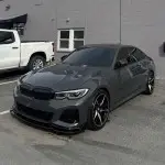 WR Front bumper Lip for BMW G20 / G21 (18-22) with M-Pack, glossy black