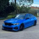 WR Front bumper Lip for BMW G20 / G21 (18-22) with M-Pack, glossy black