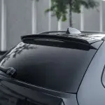 H style Roof Spoiler for BMW E61 Touring, glossy black