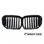 Front Kidney Grille for BMW X5 G05 LCI (23-), glossy black