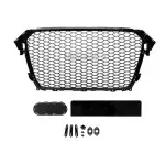 RS-design Front Grille for Audi A4 B8.5 / S4 B8.5 (12-15) with PDC, glossy black