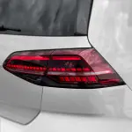 R style LED Tail Lights set with Dynamic turn signals for VW Golf MK7 (13-19) hatchback