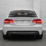 High Kick trunk spoiler for BMW E92 (06-13), glossy black