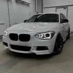 Headlights with LED Angel Eyes set for BMW F20 / F21 PRE-LCI (11-15) - LHD only