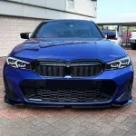Performance Front Bumper Lip Spoiler for BMW G20 / G21 LCI (22-26), glossy black