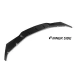 RK-style Front Bumper Lip Spoiler for genuine BMW F90 M5 PRE-LCI (18-20) bumper, glossy black