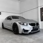 PSM style Side Skirt Extensions set for BMW F80 / F82 / F83, glossy black