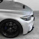 CS-style Front bumper Lip for BMW F80 / F82 / F83, glossy black