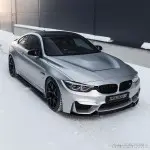 CS-style Front bumper Lip for BMW F80 / F82 / F83, glossy black