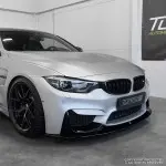 Performance Front bumper Lip for BMW F80 / F82 / F83, glossy black V2 EXTRA-STRONG VERSION