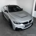 Performance Front bumper Lip for BMW F80 / F82 / F83, glossy black V2 EXTRA-STRONG VERSION