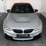 Performance Front bumper Lip for BMW F80 / F82 / F83, glossy black V2 EXTRA-STRONG VERSION