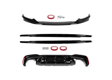 Performance Kit with M5 style Diffuser for BMW G30 / G31 PRELCI (17-20) with M-Pack, glossy black