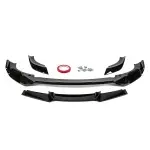 WR Front bumper Lip Spoiler for BMW X3 G01 / X4 G02 LCI (21-25), glossy black
