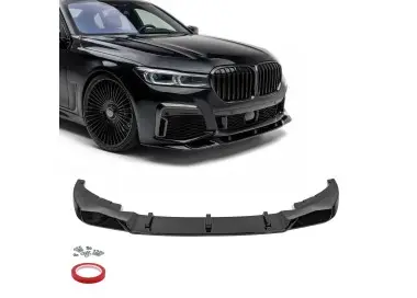 WR Front bumper Lip Spoiler for BMW G11 / G12 LCI (19-22) with M-Pack, glossy black
