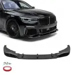WR Front bumper Lip Spoiler for BMW G11 / G12 LCI (19-22) with M-Pack, glossy black