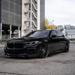 WR Front bumper Lip Spoiler for BMW G11 / G12 LCI (19-22) with M-Pack, glossy black