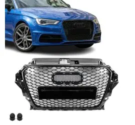 RS-style Front Grille for Audi A3 8V / S3 8V...