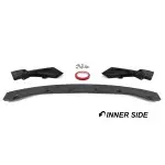WR Front bumper Lip for BMW M3 G80, M4 G82 / G83, glossy black