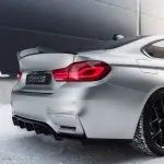 Trunk Spoiler for BMW M4 F82 Coupe, glossy black