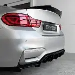 Trunk Spoiler for BMW M4 F82 Coupe, glossy black