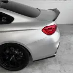Trunk Spoiler for BMW M4 F82 Coupe, glossy black