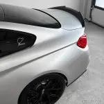 Trunk Spoiler for BMW M4 F82 Coupe, glossy black