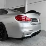 PSM EVO style Trunk Spoiler for BMW M4 F82 Coupe, glossy black