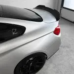 PSM EVO style Trunk Spoiler for BMW M4 F82 Coupe, glossy black
