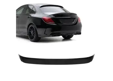 Roof Spoiler for Mercedes-Benz W205 (14-21) sedan, glossy black