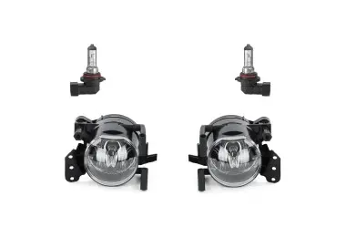 Fog lights for BMW E90 / E91 M-Pack / M3-look bumper, clear (05-11)