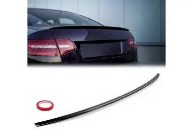 Trunk lip Spoiler for Audi A6 C6 sedan (04-11), glossy black