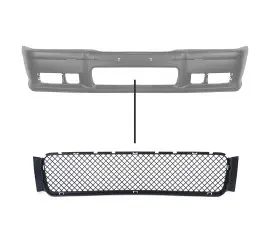 Central bumper grille for BMW E36 M3 / M-Tech (90-99)