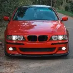 Front Bumper Lip H Look V2 For BMW E39 M Sport / M5, gloss black