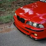 Front Bumper Lip H Look V2 For BMW E39 M Sport / M5, gloss black