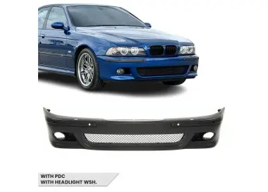 M Pack Front Bumper for BMW E39, with PDC, with headlight washers