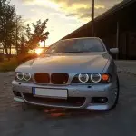 M Pack Front Bumper for BMW E39, with PDC and headlight washers, with smoked fog lights