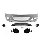 M-Tech Front Bumper for BMW E46 (99-06) coupe / cabrio, with smoked fog lights