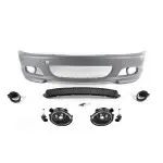 M-Tech Front Bumper for BMW E46 (99-06) coupe / cabrio, with clear fog lights