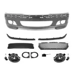 M-Tech 2 Front Bumper for BMW E46 sedan / touring (98-05), with clear fog lights