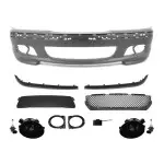 M-Tech 2 Front Bumper for BMW E46 sedan / touring (98-05), with smoked fog lights