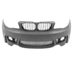 1M style Front Bumper for BMW E81 / E82 / E87 / E88 (04-13), without PDC and without washer holes, with fog lights