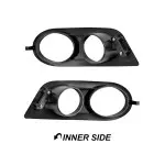 Fog light covers for BMW E46 with M3 / M3 style bumper (98-06)