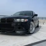 Fog light covers for BMW E46 with M3 / M3 style bumper (98-06)