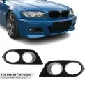 Fog light covers for BMW E46 with M3 / M3 style bumper (98-06)