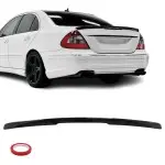 E63 style Trunk Spoiler for Mercedes W211, glossy black