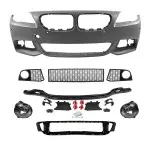 M-Pack Front Bumper for BMW F10 / F11 PRE-LCI (10-13), with clear fog lights