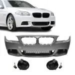 M-Pack Front Bumper for BMW F10 / F11 PRE-LCI (10-13), with smoked fog lights