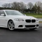 Fog lights set for BMW F10 / F11 / F07 (10-13) with M-Pack / M5-style bumper, smoked